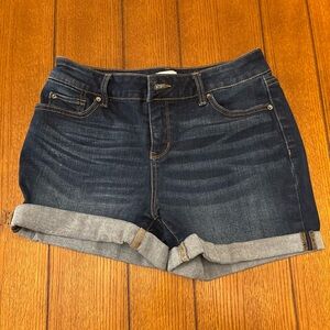 Time and Tru Dark Blue Jean Shorts